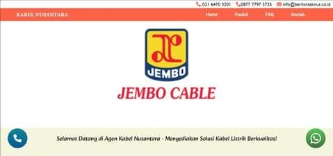 Portfolio website Berlian Teknik Nusantara oleh Web Inovasion